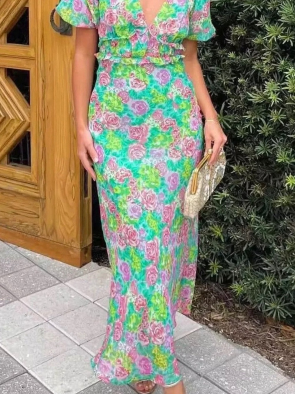 ASTR Green Dress